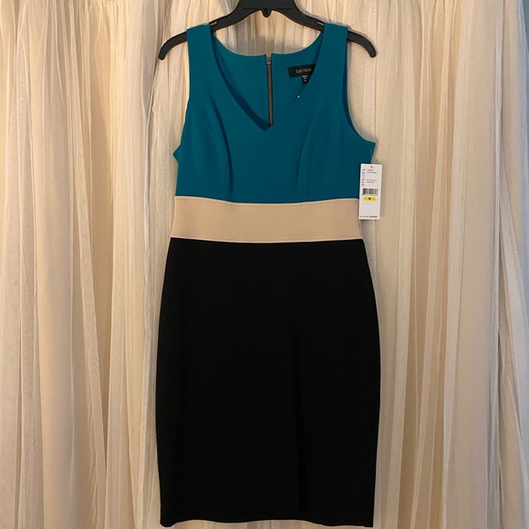 Karen Kane Dresses & Skirts - Karen Kane Fitted color block dress SIZE M